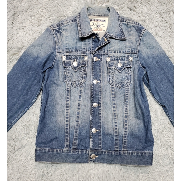 True Religion truckers denim jacket size M - Picture 3 of 9